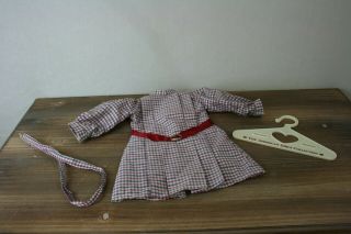 1986 Pleasant Company Samantha Meet Outfit Dress Ribbon Hanger - West Germany