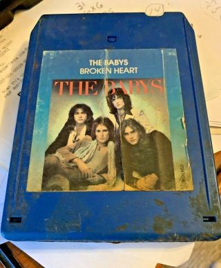 The Babys Rock Band Vintage 8 Track Tape Features John Waite Rare On 8 Track