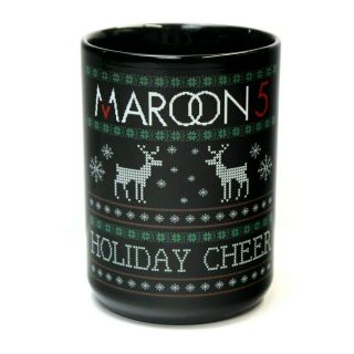 Maroon 5 Holiday Cheer Christmas Sweater 16oz Coffee Mug Tour Concert Exclusive