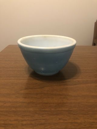 Vintage Pyrex Blue 401 Mixing / Nesting Bowl - W/ Issues - Set Filler