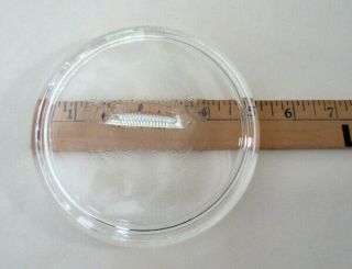 McKee Glasbake Glass Round Replacement Lid for individual French Casserole 5.  25 