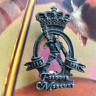 Queen,  Freddie Mercury Tribute Concert Pin Badge,  Bohemian Rhapsody,  Alchemy Rox