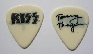 Kiss Tommy Thayer Black On White Tour Issued Guitar Pick Rare