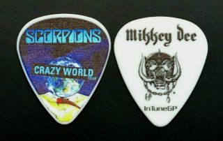 Scorpions / Motorhead Mikkey Dee 2017 Crazy World Signature Tour Guitar Pick