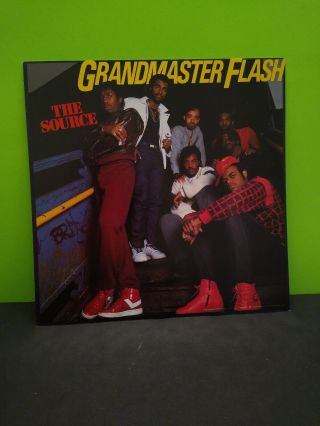 Grandmaster Flash The Source Lp Flat Promo 12x12 Poster