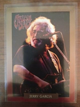 1991 Brockum Rockcards Jerry Garcia Legacy Series 1 Subset Insert Card