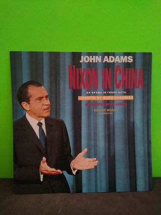 John Adams Nixon In China Lp Flat Promo 12x12 Poster