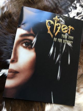 Cher Do You Believe? Concert Program Tour Book 1999 Mackie 10x13,  Vanity Fair