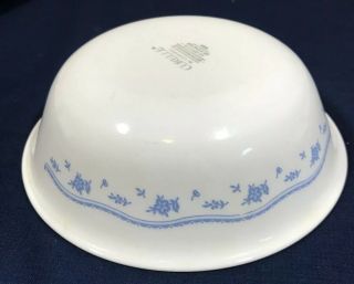 One Corelle By Corning Morning Blue 6 1/4” Cereal Soup Bowl Little Blue Flowers