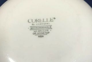 ONE CORELLE BY CORNING MORNING BLUE 6 1/4” CEREAL SOUP BOWL LITTLE BLUE FLOWERS 2