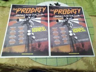 Two Very Rare Concert Flyer,  The Prodigy Invaders Must Die Tour 2009