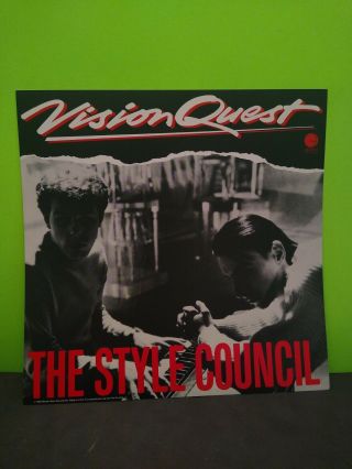 The Style Council Vision Quest Lp Flat Promo 12x12 Poster