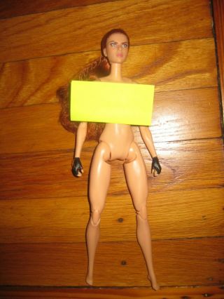 Marvel Black Widow Scarlett Johansson Barbie Nude Body Ooak Black Label