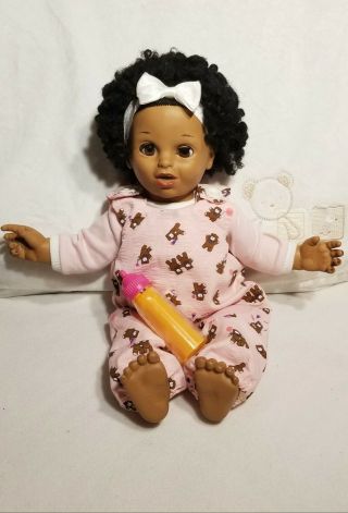 1985 Galoob Baby Talk Doll: African American (talks)
