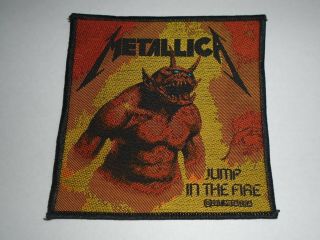 Metallica Jump In The Fire Woven Patch