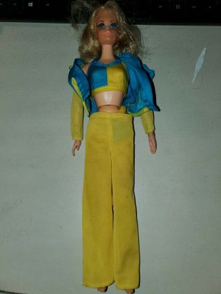 Vintage 1966 Mattel Twist And Turn Barbie Doll With Eyelashes - Japan