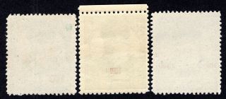 Israel 1945 KKL/JNF rabbi A Kook set of stamps red overprint value 100 MNH 2