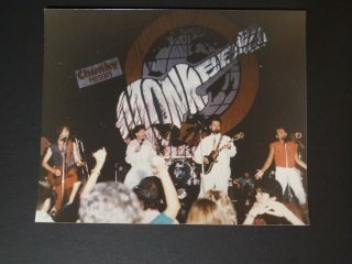 The Monkees Onstage,  1986.  8x10 Color Photo By Michael Bush [m5]
