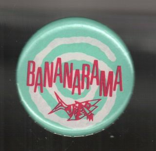 Bananarama Logo Badge Uk Smash Hits 1 " Button Badge Originally Given Away