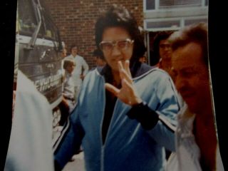 Rare Elvis Vintage Photo Close - Up - Roanoke,  Va August 3rd,  1976 Awesome