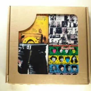 The Rolling Stones set of 4 ceramic Coasters - Collectors Rare vintage 3