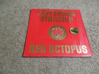 Jefferson Starship Red Octopus 33 Vinyl Record.  Grunt 1975 In Plastic.  Great.