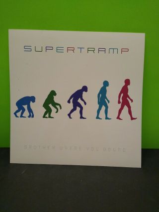 Supertramp Brother Where You Bound Lp Flat Promo 12x12 Poster