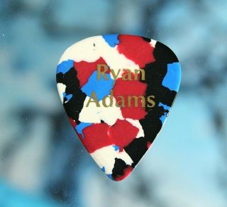 Ryan Adams // Concert Tour Guitar Pick // Confetti/gold Planet Waves Plectrum