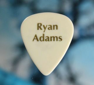 Ryan Adams // Concert Tour Guitar Pick // White/gold Planet Waves Plectrum