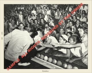 Elvis Presley Fantastic Late 1950`s Live With Crowd Reaction Aprox 5 By 6