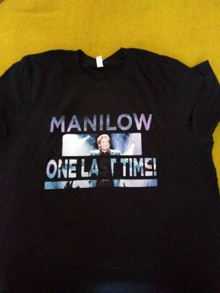 Barry Manilow One Last Time 2016 Tour Concert T - Shirt 2 - Xl
