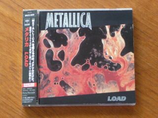 Metallica: " Load " Japan Cd W/obi Sony Srcs - 8000 1996 [metal Heavy