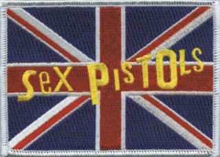 Sex Pistols Union Jack Embroidered Patch S023p Ramones Mc5 Clash