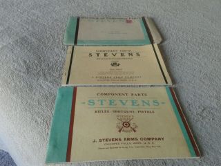 Stevens Components Parts Two Catalogs In Great Shape Envelope Maine