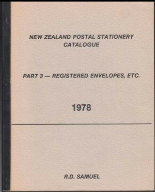Zealand Postal Stationery Part 3 Registered Envelopes Etc.  (lit715)