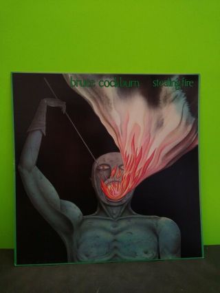 Bruce Cockburn Stealing Fire Lp Flat Promo 12x12 Poster