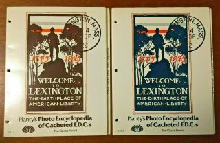 Plantys Photographic Encyclopedia Of Us First Day Covers Vol 1 & 2 1923 - 29 Book