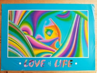 Rave Flyer A4 Love Of Life Part Iii 25/07/1992 Kelsey Kerridge Sports Cambridge