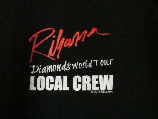 Local Crew Xl Rhianna Diamonds World Tour T - Shirt Bx 5