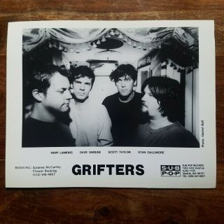 The Grifters Publicity Press Photo (8x10 Black And White) Sub Pop Dave Shouse