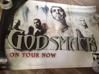 Godsmack 2001 Big On Tour Now Promotional Poster