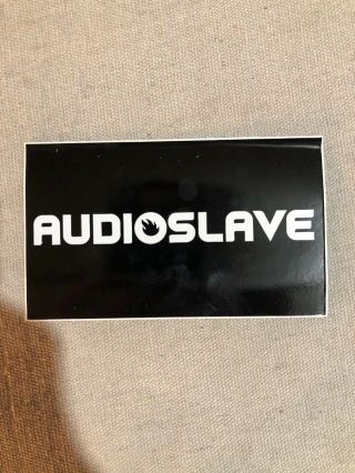 Audioslave Sticker Promo (rectangle) 5x3 Vintage 2003 Album Promo