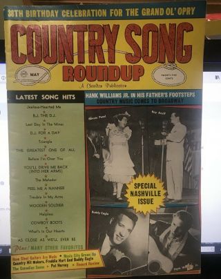 Country Song Roundup No.  84 May 1964 - Minnie Pearl,  Hank Williams Jr