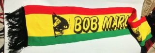 Bob Marley reggae colours vintage 1980s CONCERT SCARF 2