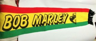 Bob Marley reggae colours vintage 1980s CONCERT SCARF 3