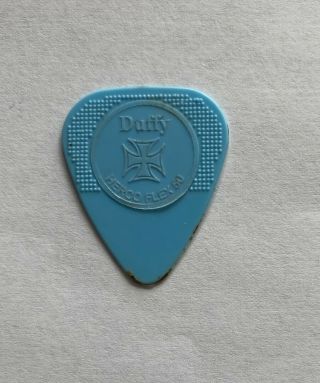 The Cult - Billy Duffy 2011 Tour Issued Blue Nylon Signature Guitar Pick