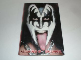 Kiss Gene Simmons  Kiss And Make Up  Hardcover Book