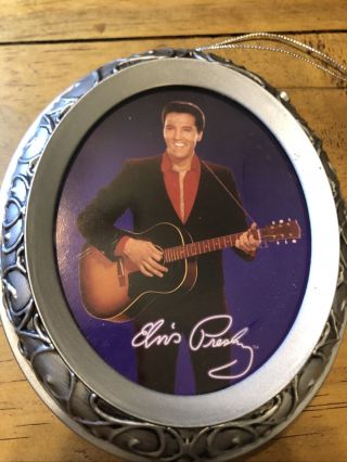 Frame Elvis Presley Musical I’ll Be Home For Christmas Ornament Graceland Epe