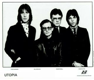 Vintage 1982 Todd Rundgren - Utopia 8 X 10 Promo Photo - Elektra/asylum Records