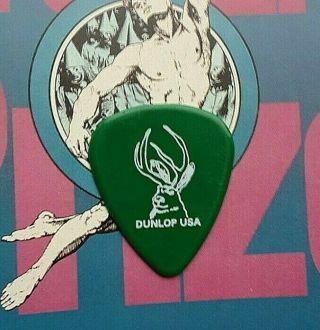 David Bowie Searching For Jackalopes Tour Green Guitar Pick - Color